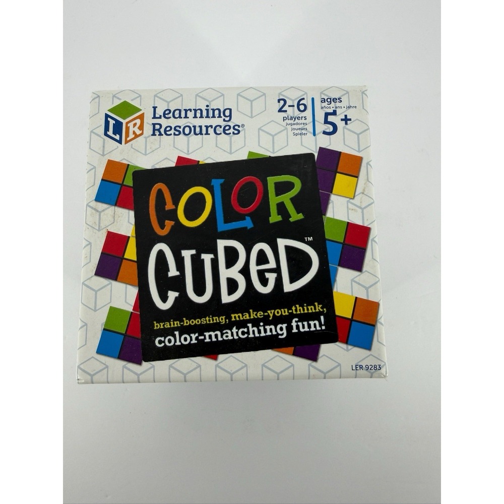 Learning Resources Color Cubed Multicolored Brain teaser 40 Pieces Strategy Game